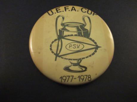 UEFA Cupfinale finale PSV ( Franse SC Bastia ) 1977-1978